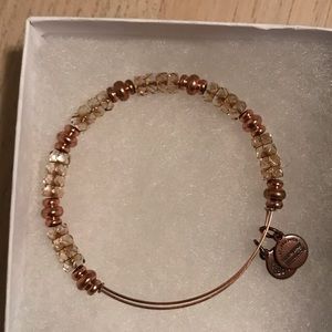 Alex & Ani Rose Gold beaded bracelet